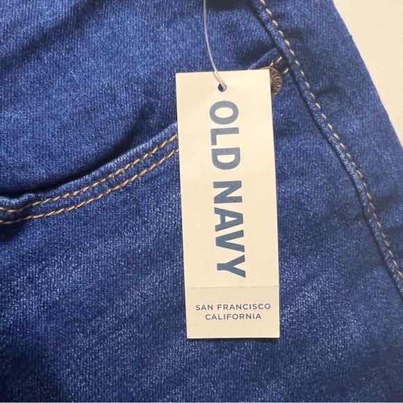 Old Navy Rockstar Mid Rise Super Skinny Jeans Medium Blue Denim NWT 10 - Picture 7 of 13